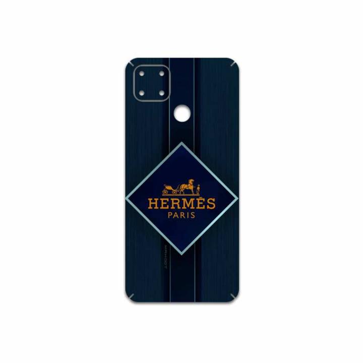 برچسب پوششی ماهوت مدل Hermes-Logo مناسب برای گوشی موبایل ریلمی C25s MAHOOT Hermes-Logo Cover Sticker for Realme C25s